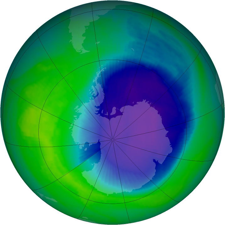 Ozone Map 1999-11-03